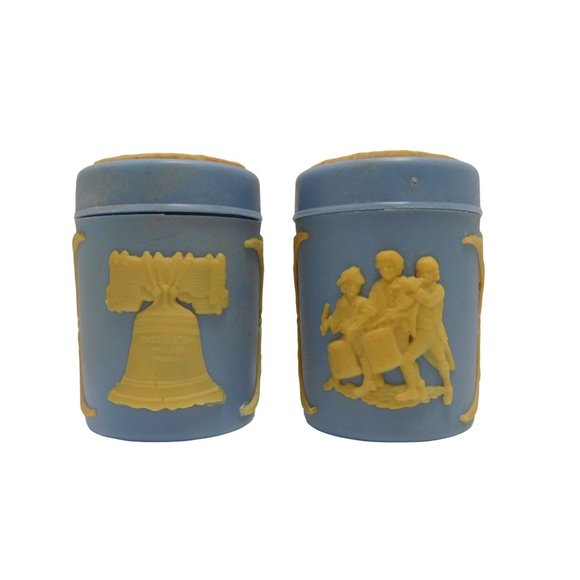 unbranded Other - Vintage US Centennial Salt & Pepper Set Approx 1.5"x 2.5" 1970s Hong Kong